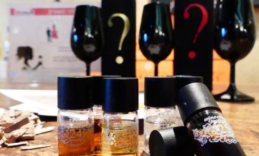 Blind tasting wine in Bordeaux