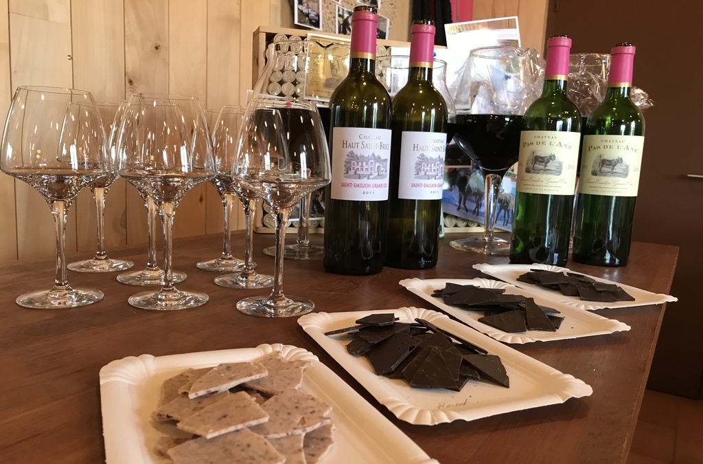 Chocolate and wine pairing workshop Bordeaux